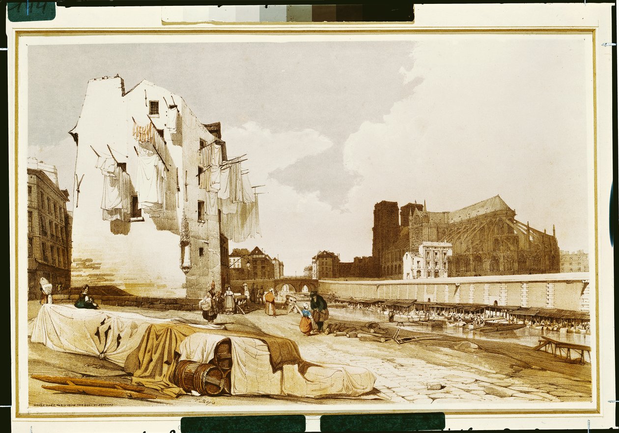 Notre Dame a Quai St. Bernard-tól alkotó: Thomas Shotter Boys