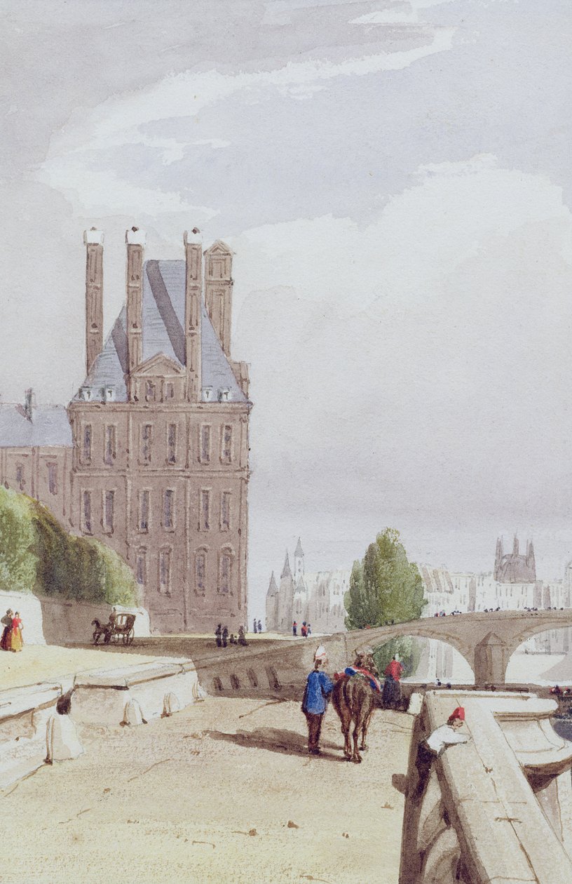 A Tuilleries kilátása a Szajnára alkotó: Thomas Shotter Boys