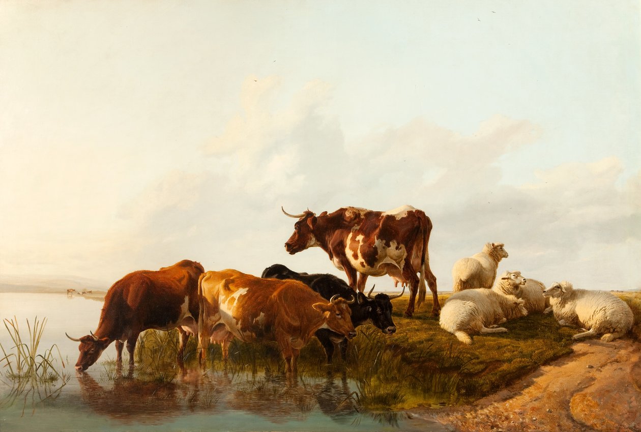 Egy nyári délután, 1861 alkotó: Thomas Sidney Cooper