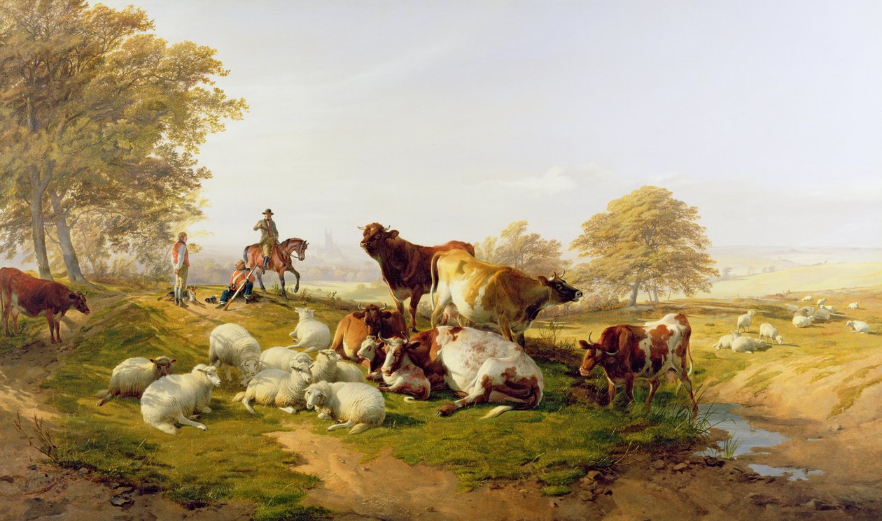 Egy esti pihenés alkotó: Thomas Sidney Cooper