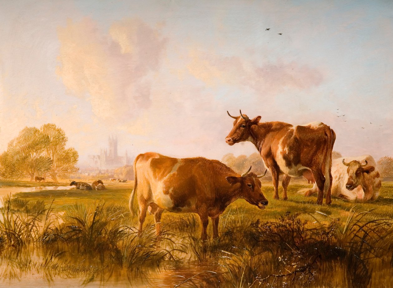 A Canterbury Meadowsban, 1863 alkotó: Thomas Sidney Cooper