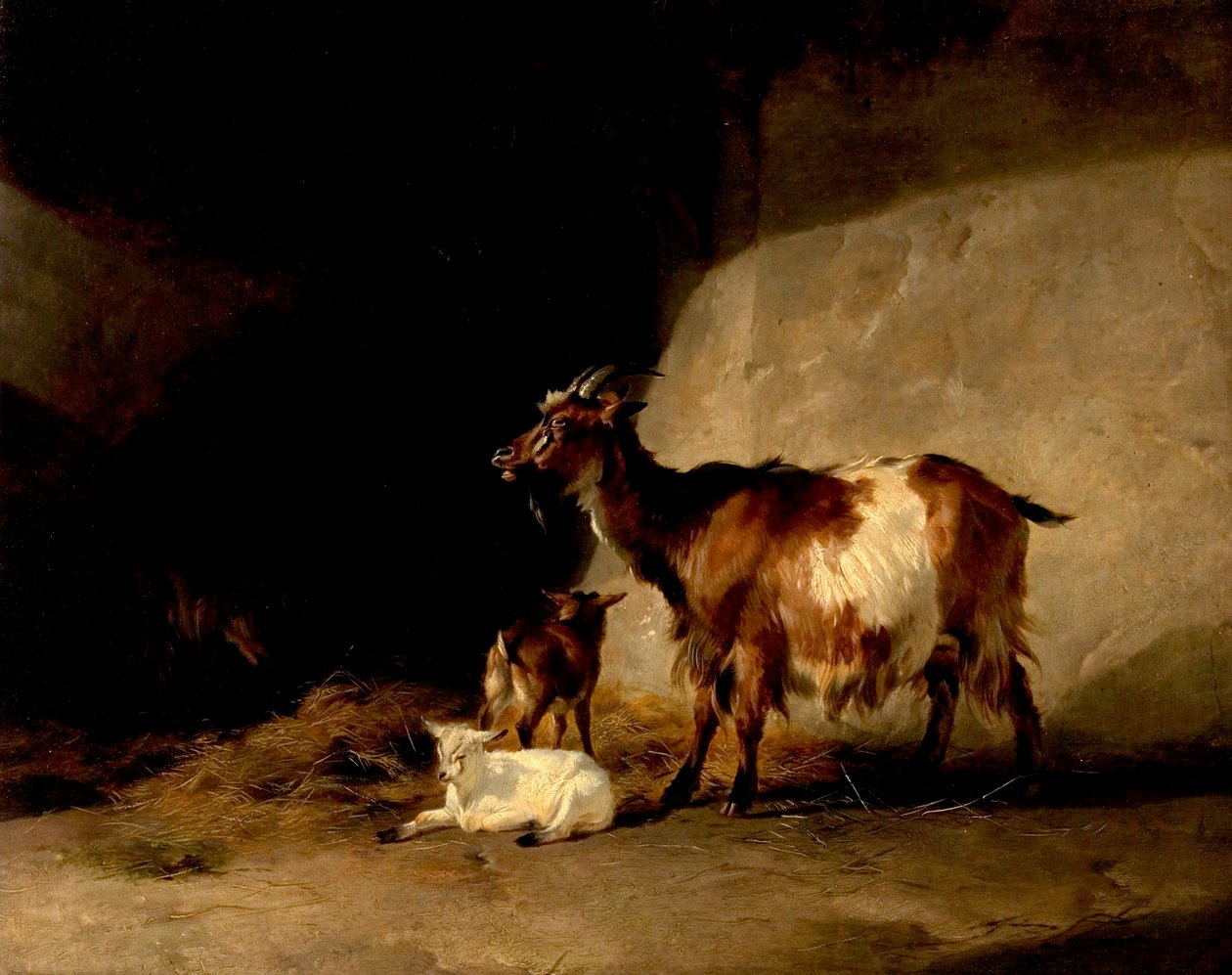 Hegyi juhok (A reggeli köd eloszlik), 1846 alkotó: Thomas Sidney Cooper