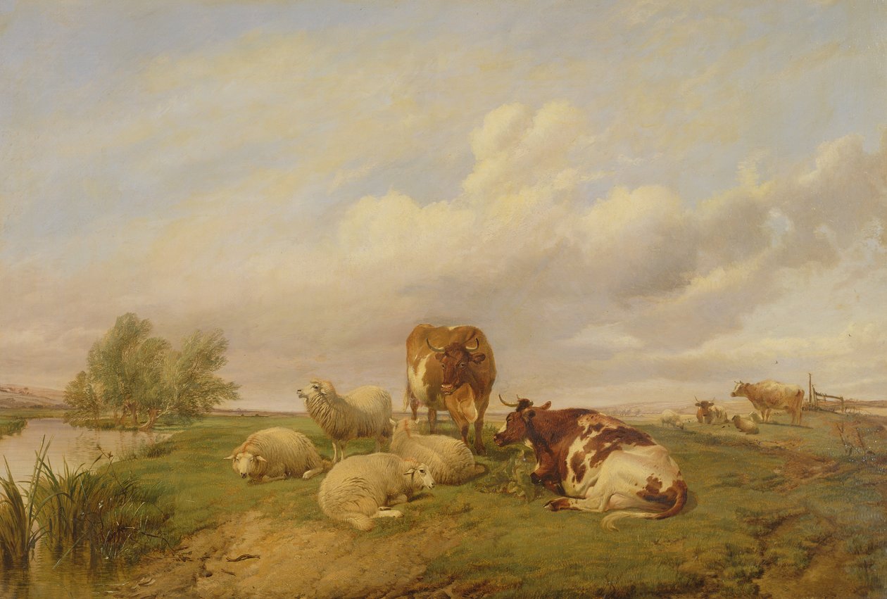 Canterbury Meadows-on, 1861 alkotó: Thomas Sidney Cooper