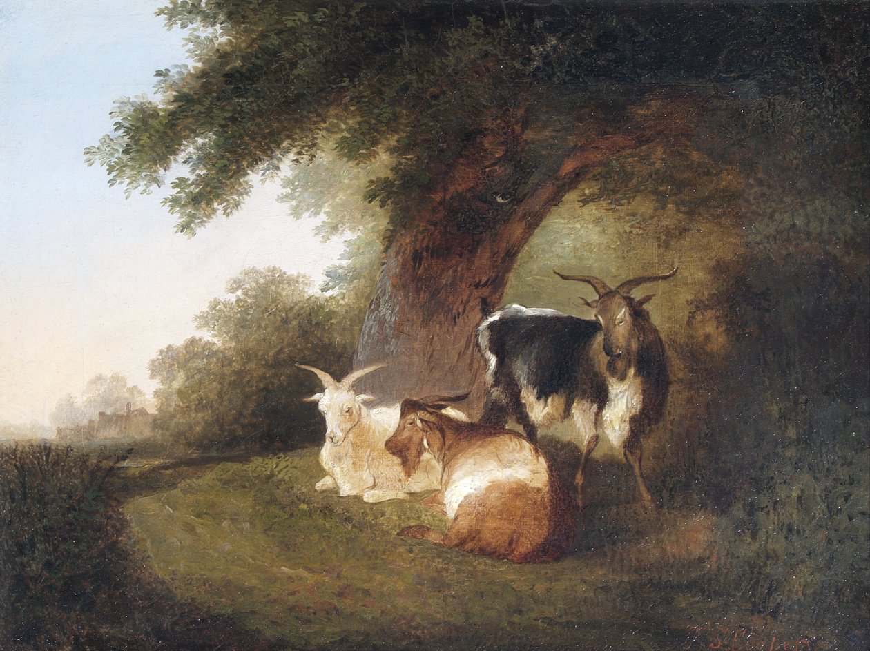 Három kecske egy tájban, 1848 alkotó: Thomas Sidney Cooper