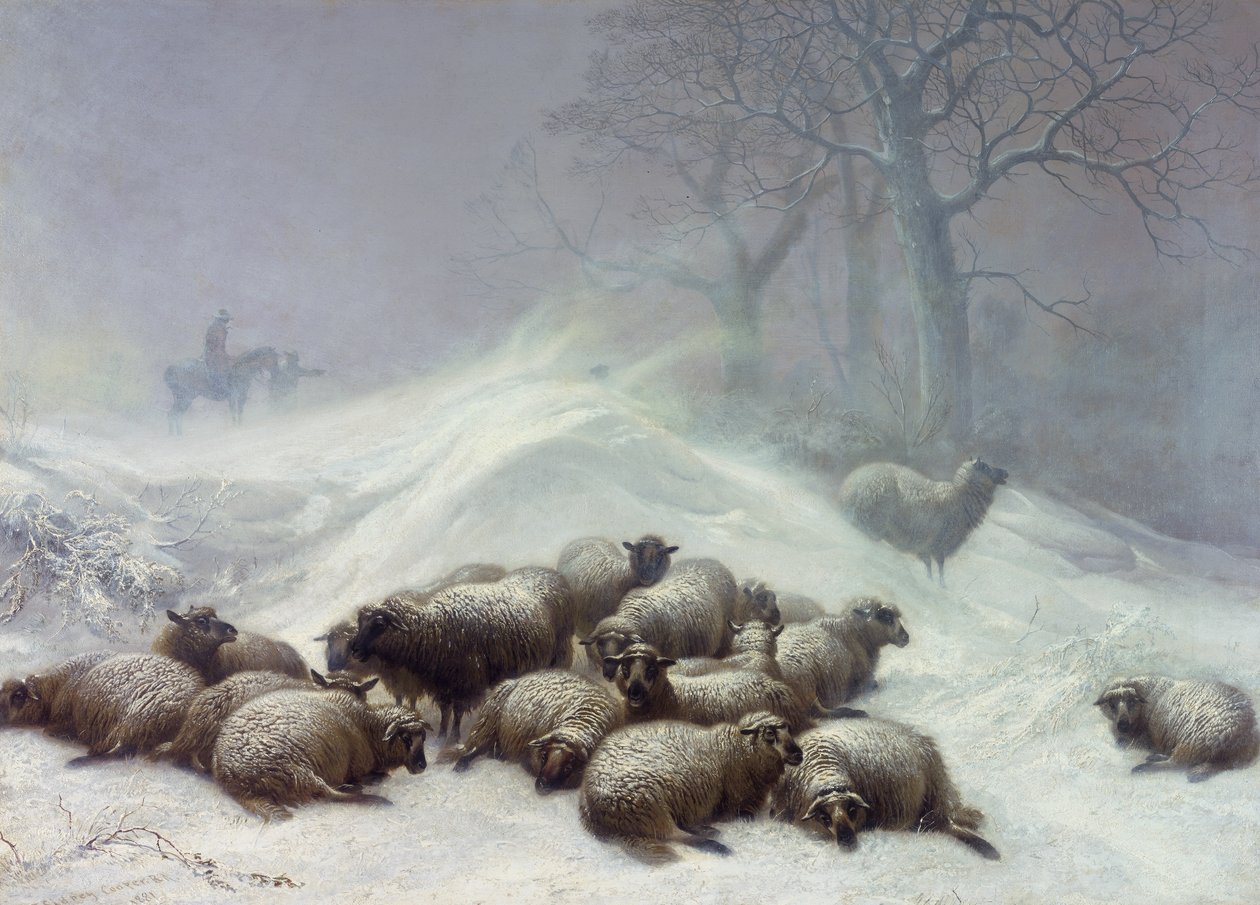 Az alaktalan sodródás menedékében, 1881. január 18 alkotó: Thomas Sidney Cooper
