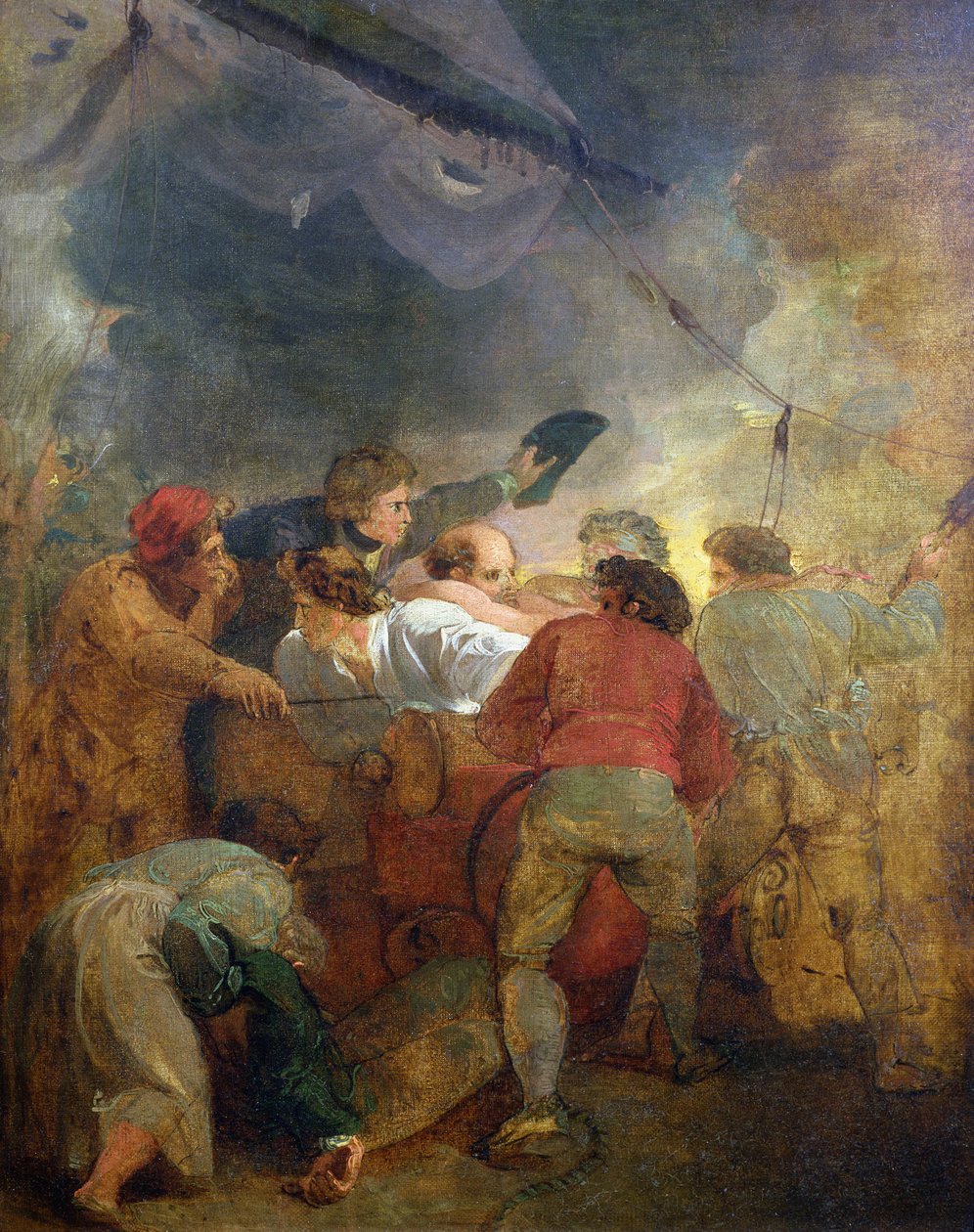 Egy fegyveres legénység alkotó: Thomas Stothard