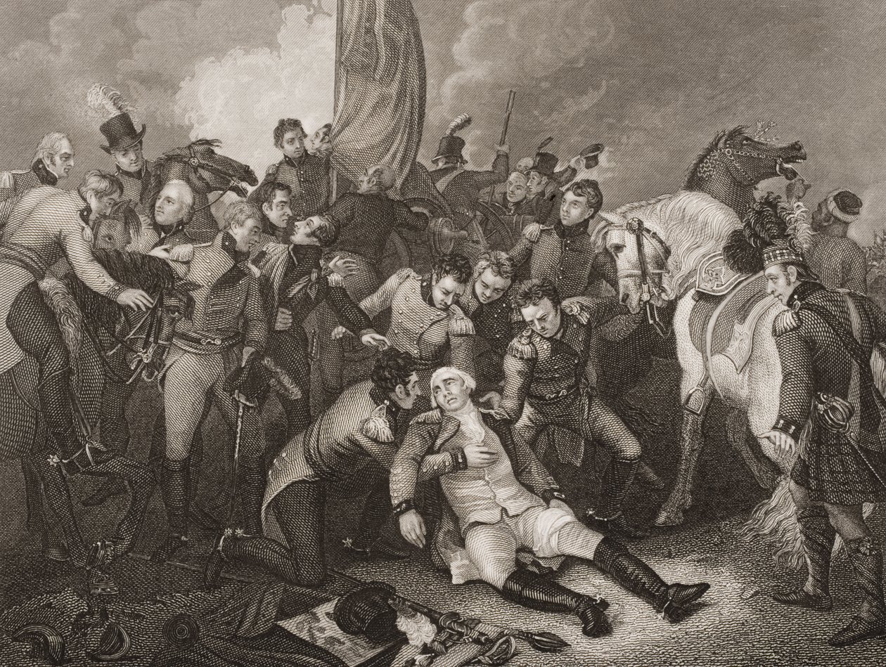 Sir Ralph Abercromby tábornok halála, illusztráció az 