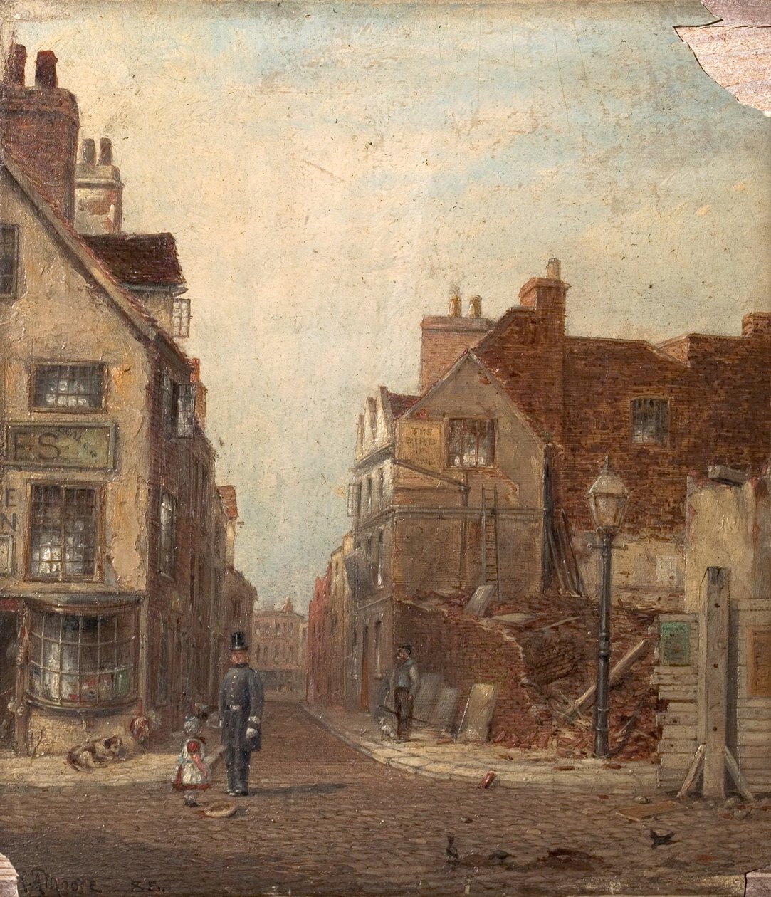 Sheep Lane, Nottingham, 1885 körül alkotó: Thomas Sturge Moore