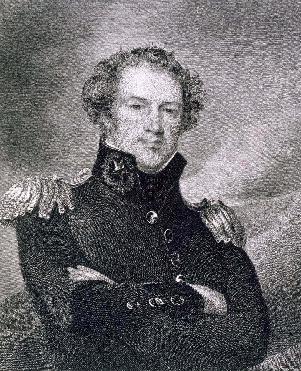 Alexander Macomb vezérőrnagy (1782-1842), metszett James Barton Longacre (1794-1869) alkotó: Thomas Sully