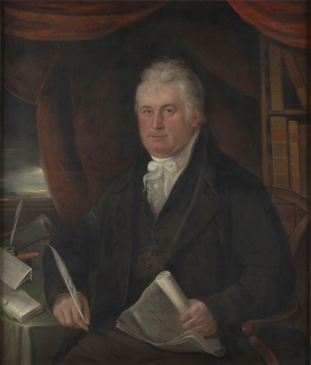 Thomas Coke, Leicester 1. grófja (hetedik alkotás), brit politikus és agronómus (1754-1842) portréja alkotó: Thomas Weaver