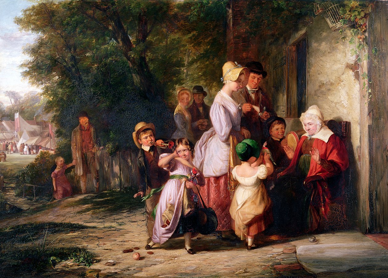 Visszatérve a Vásárról alkotó: Thomas Webster