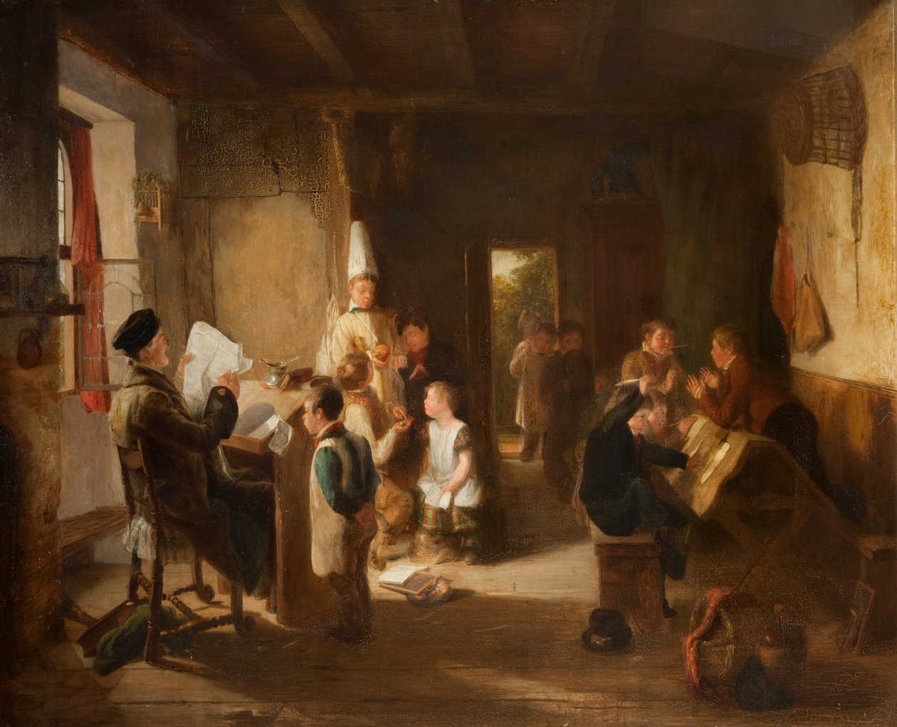 Az iskolai szoba alkotó: Thomas Webster