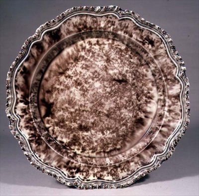 Staffordshire-i tányér, 1755 körüli (agyag) alkotó: Thomas Whieldon