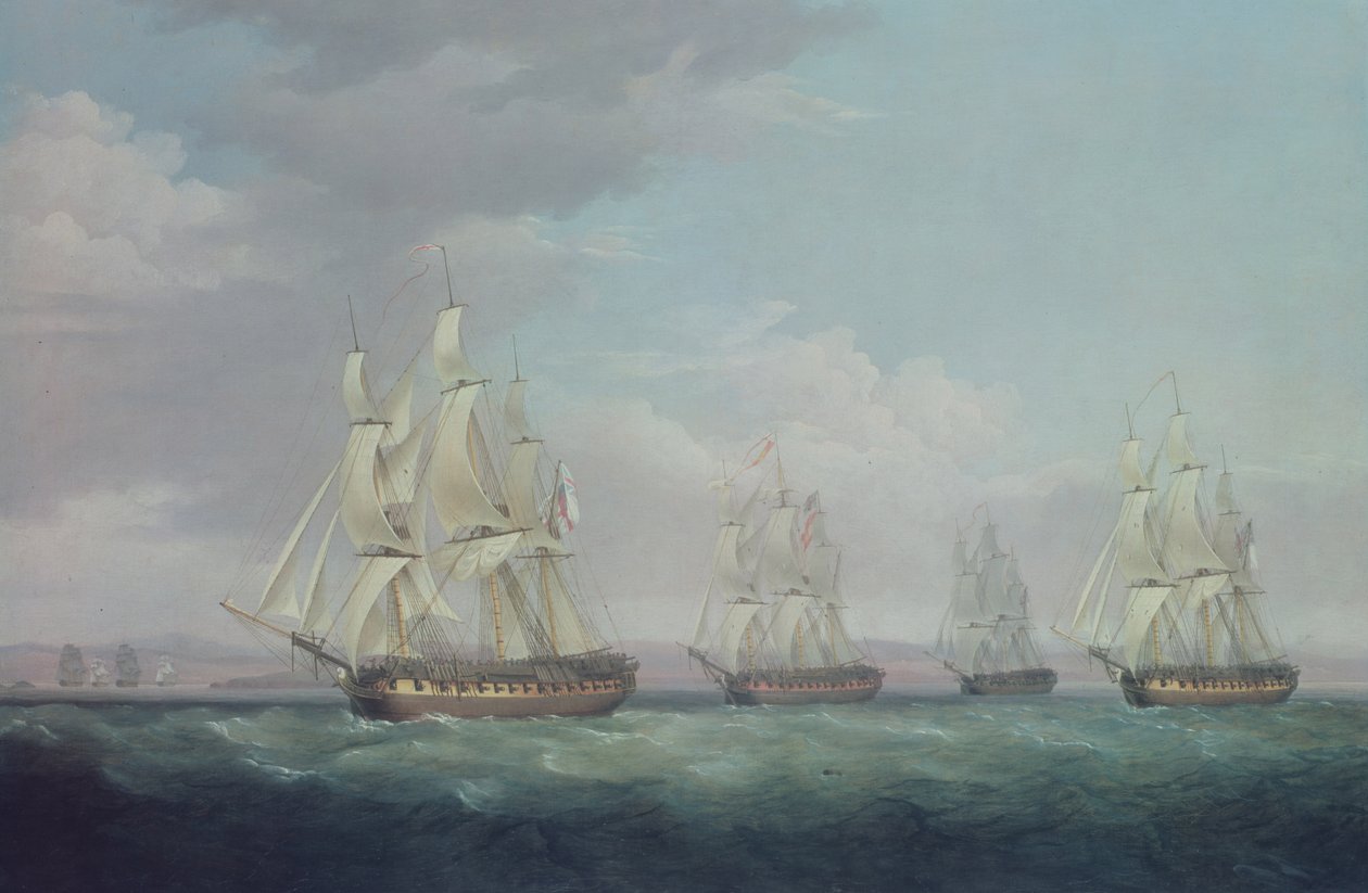 A Santa Brigida elfoglalása, 1799 alkotó: Thomas Whitcombe