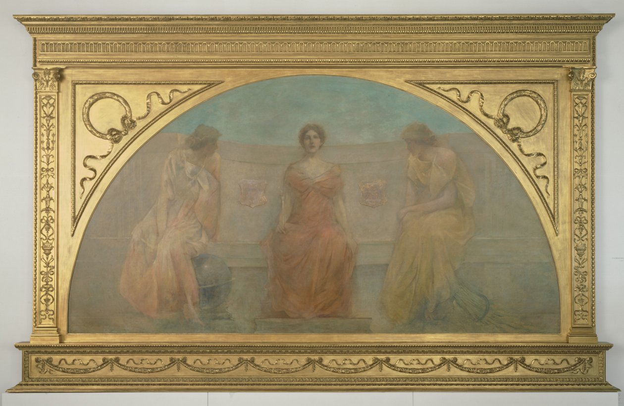 A kereskedelem és a mezőgazdaság gazdagságot hoz Detroitba, 1900 alkotó: Thomas Wilmer Dewing