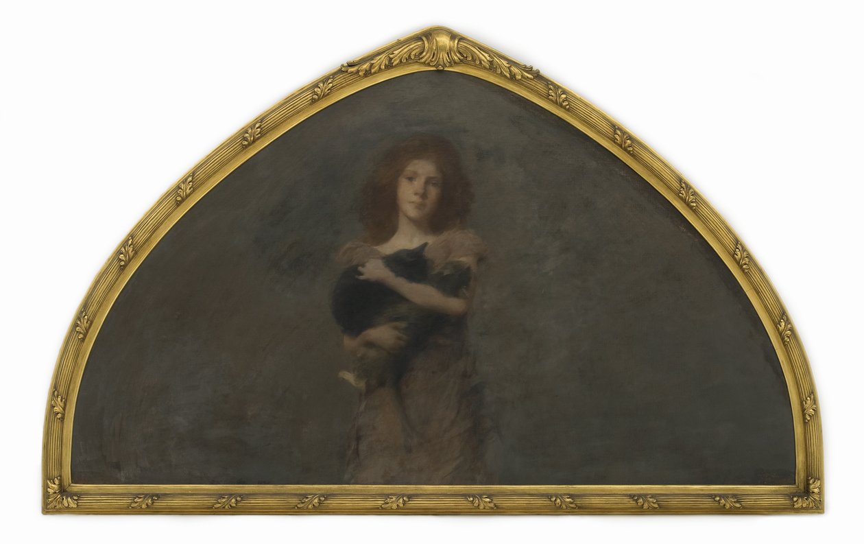 A művész lányának korai portréja, 1893-94 alkotó: Thomas Wilmer Dewing