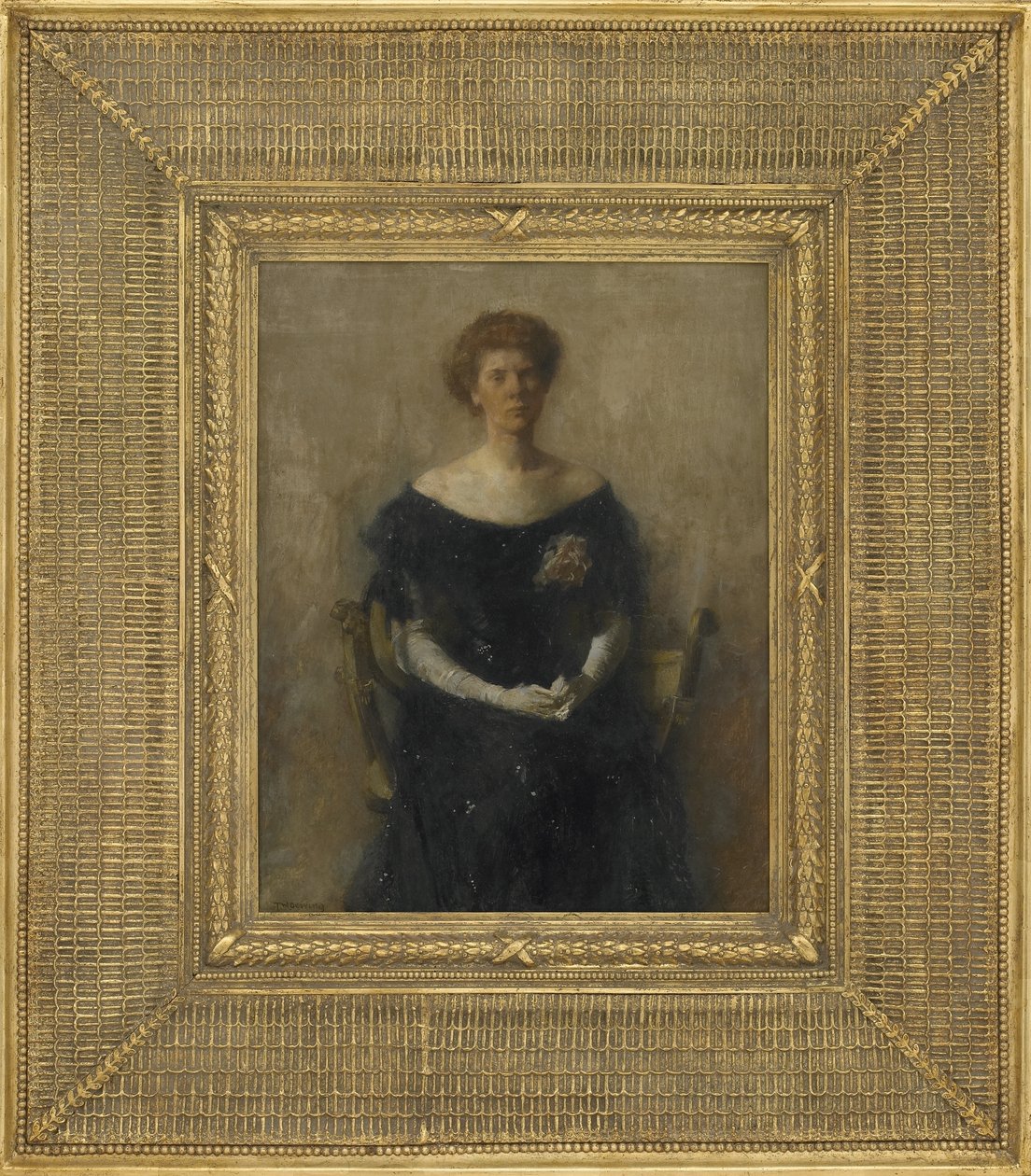 A művész lányának portréja, 1906 alkotó: Thomas Wilmer Dewing