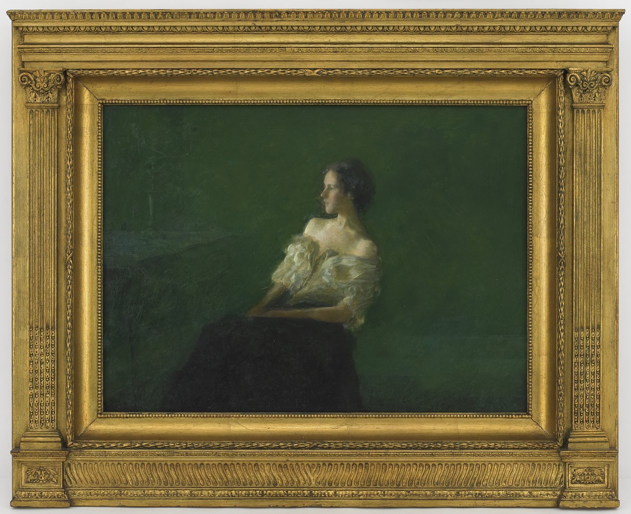Tanulmány egy ülő nőről, 1897 alkotó: Thomas Wilmer Dewing