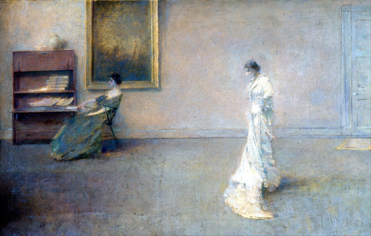 A fehér ruha alkotó: Thomas Wilmer Dewing