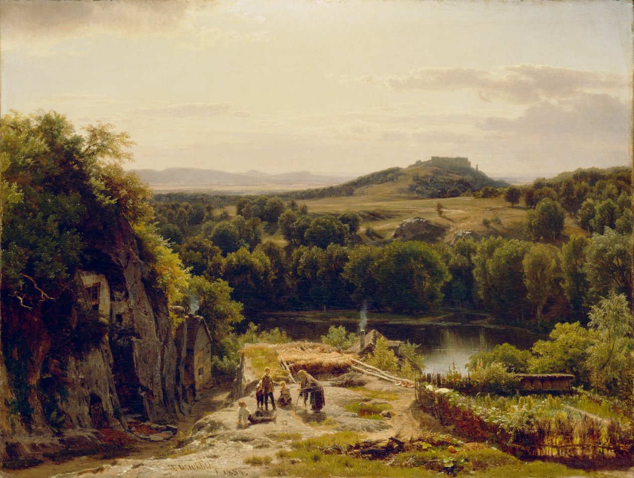 Táj a Harz-hegységben, 1854 alkotó: Thomas Worthington Whittredge