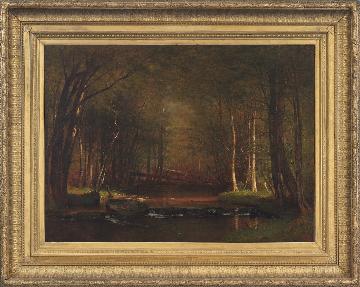 Trout Brook a Catskillsben, 1875 alkotó: Thomas Worthington Whittredge