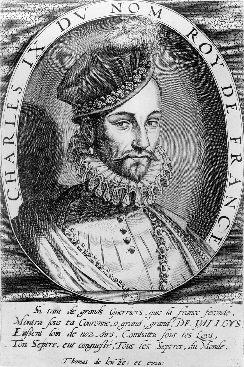 IX. Károly francia király alkotó: Thomas de Leu