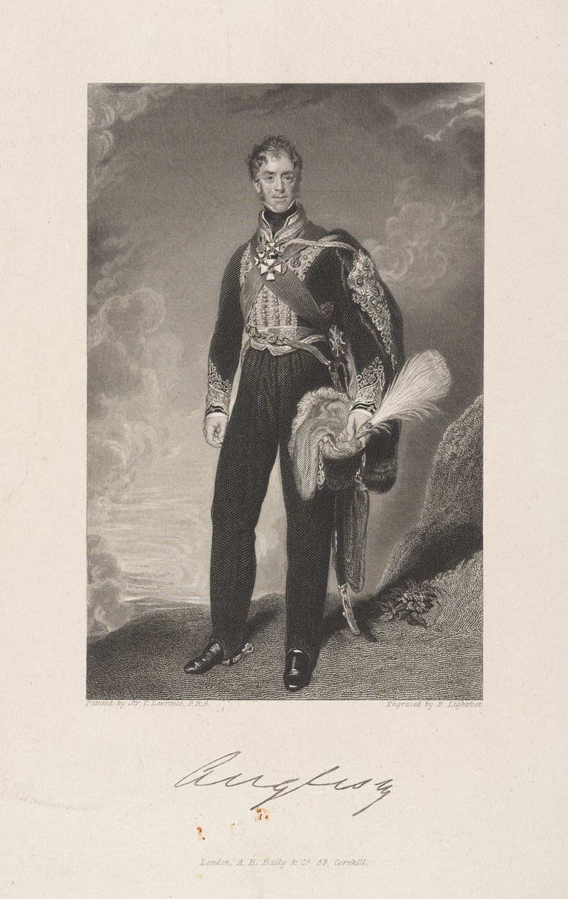 „Anglesey”, Henry William Paget alkotó: Thomas (after) Lawrence