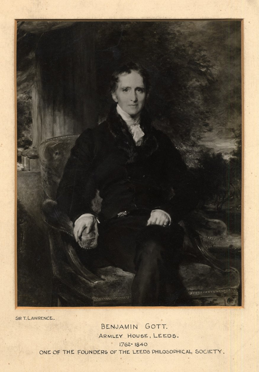 Benjamin Gott portréja alkotó: Thomas (after) Lawrence