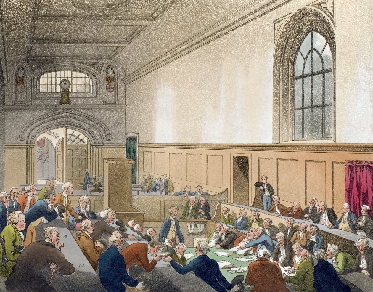 London mikrokozmosza, 19. század eleje (nyomtatott) alkotó: Thomas (after) Rowlandson