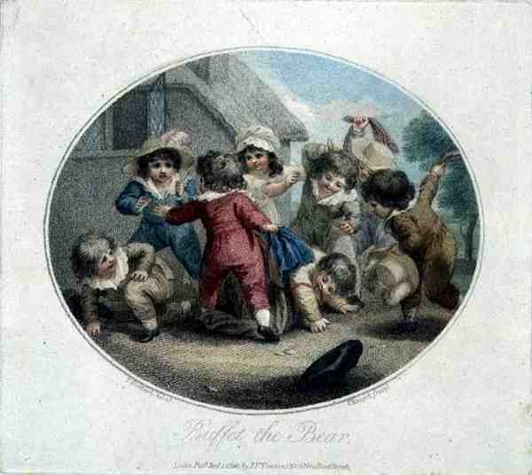 Buffet the Bear, vésette Charles Knight (1743-1826 körül), kocsma. írta J. F. Tomkins alkotó: Thomas (after) Stothard