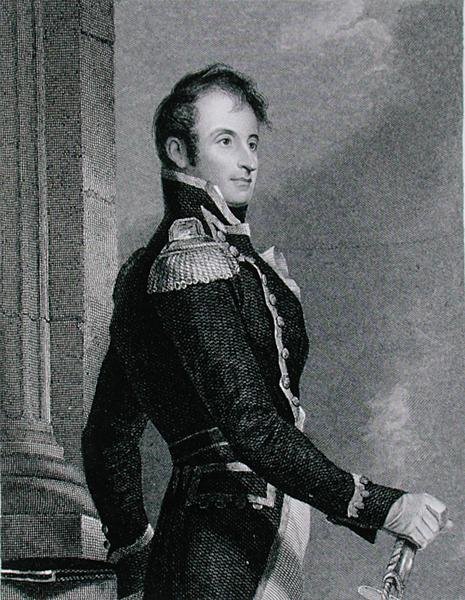 Stephen Decatur (1779-1820), Asher Brown Durand (1796-1886) metszete James Herring (1794-1867) eredeti másolata után (metszet) alkotó: Thomas (after) Sully