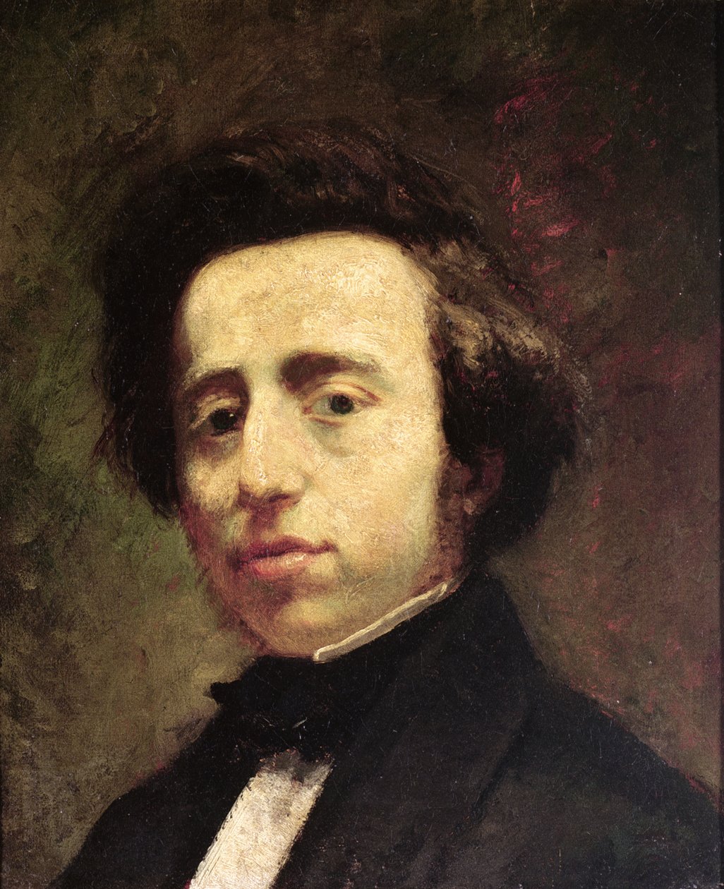 Frederic Chopin (1810-49) portréja (olaj, vászon) alkotó: Thomas (attr. to) Couture