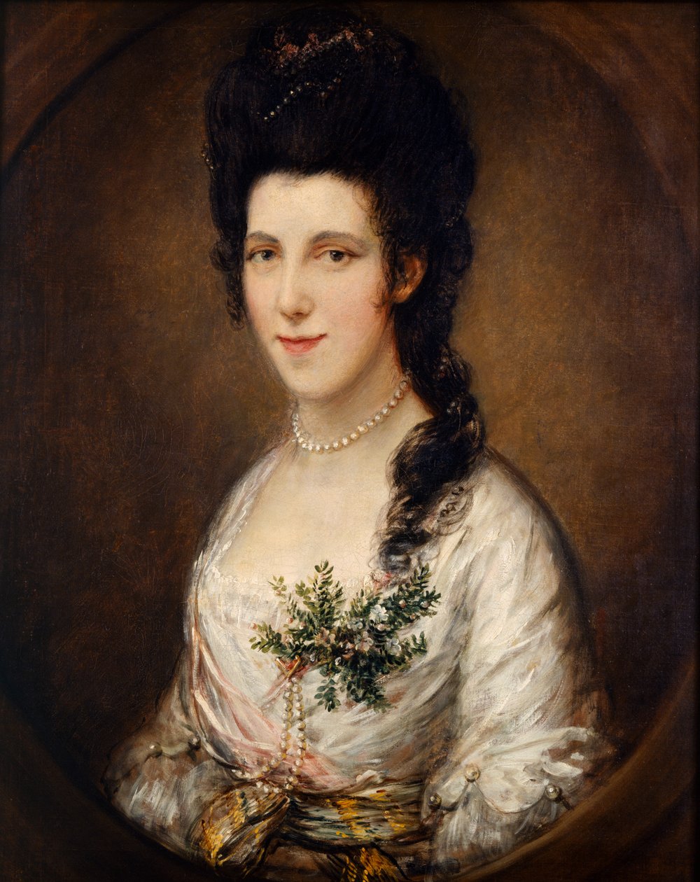 Hölgy portréja (olaj, vászon) alkotó: Thomas (attr. to) Gainsborough
