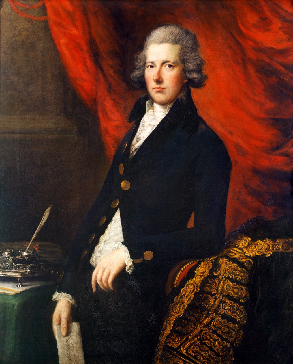 William Pitt, az ifjabb, 1788 körül (olaj, vászon) alkotó: Thomas (attr. to) Gainsborough