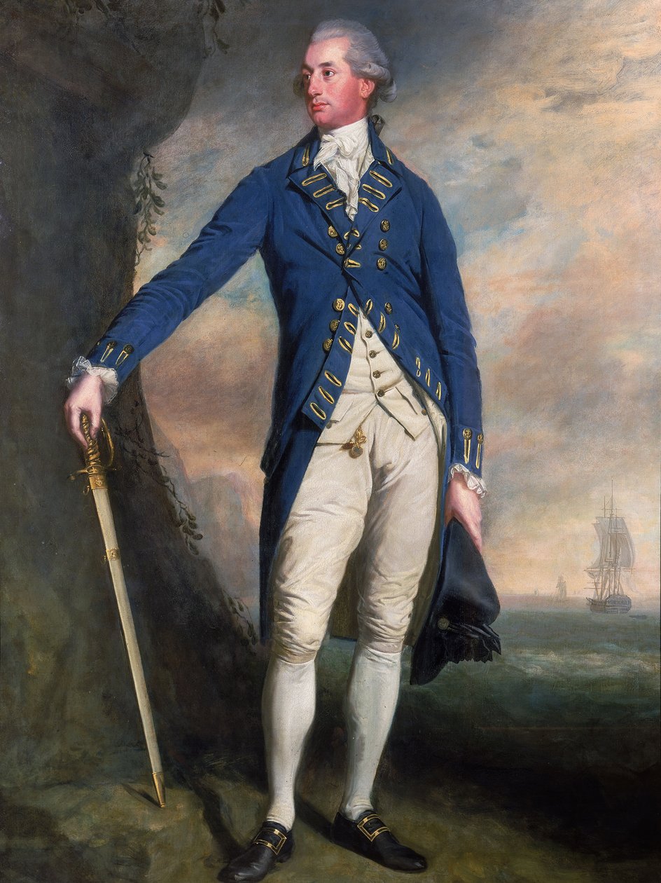 Sir George Montagu kapitány (1750-1829), 1780-90 körül (olaj, vászon) alkotó: Thomas (attr.to) Beach