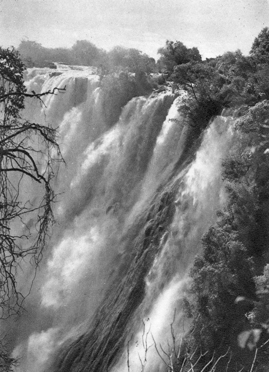Keleti szürkehályog, Victoria Falls, Livingstone to Broken Hill, Észak-Rhodesia, 1925 1927. alkotó: Thomas A. Glover