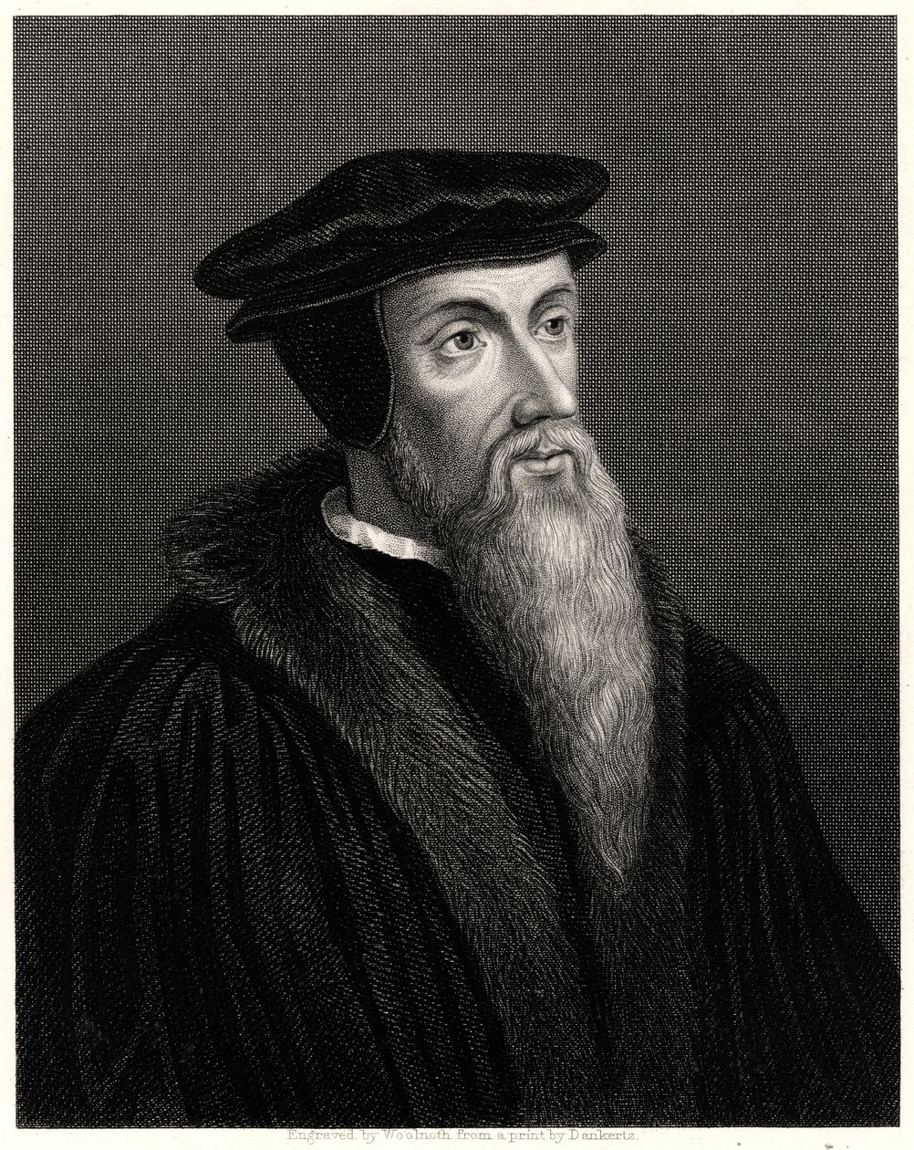 Kálvin, 19. század alkotó: Thomas A. Woolnoth