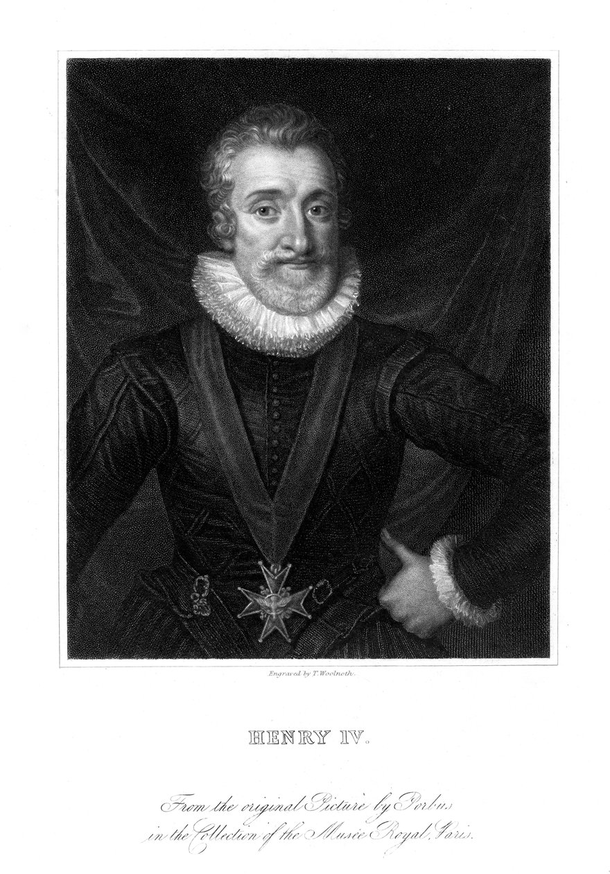 IV. Henrik francia király, 19. század. alkotó: Thomas A. Woolnoth