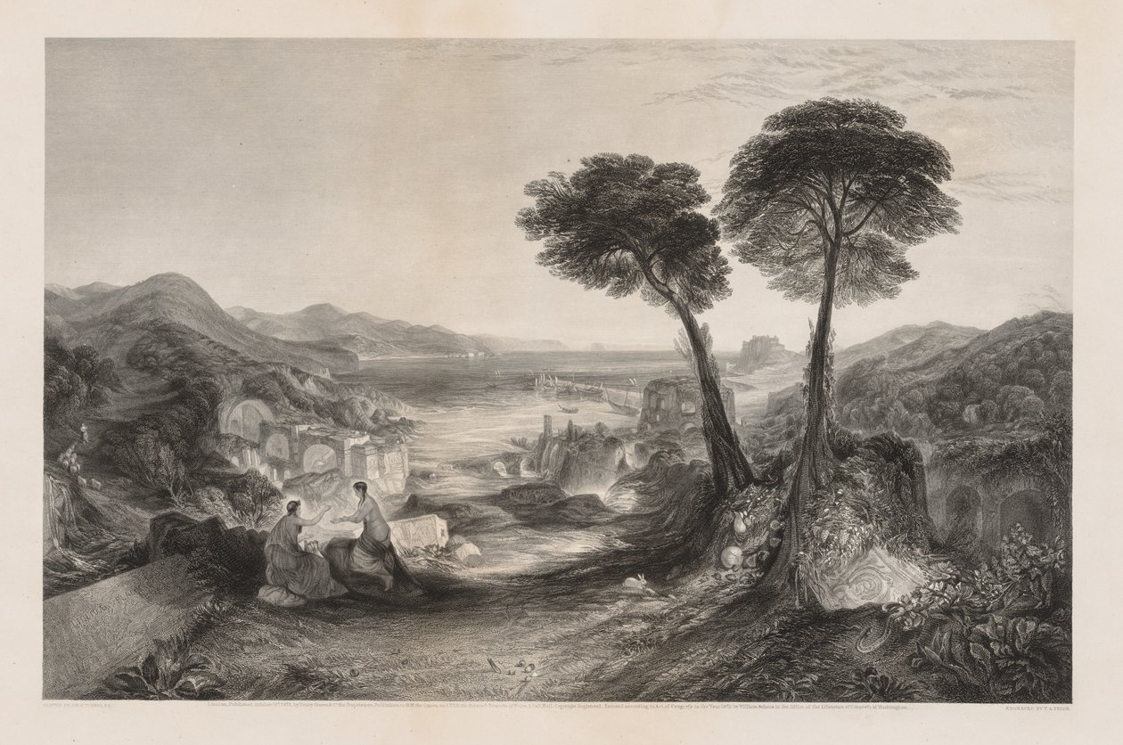 A Baiae-öböl, Apolló és a Szibilla alkotó: Thomas Abiel Prior