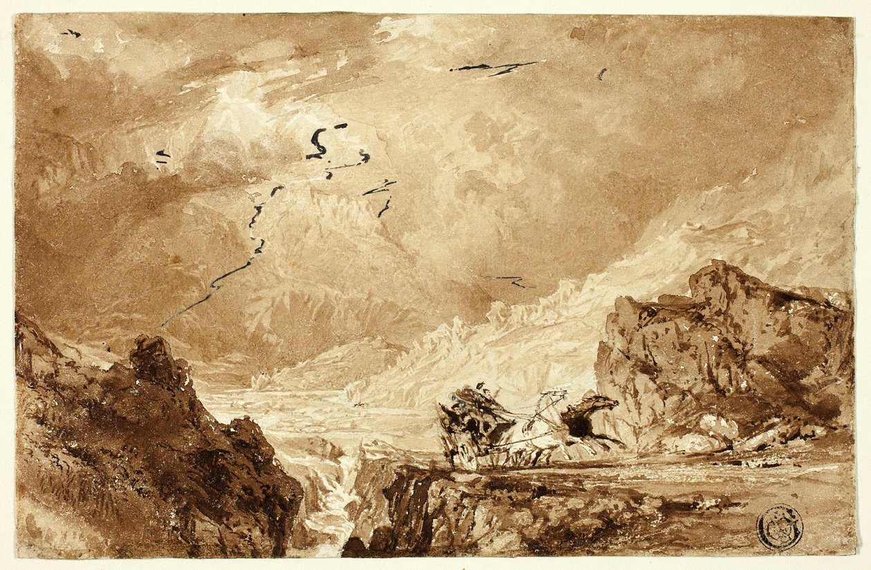 A szorgalom az Alpokban alkotó: Thomas Allom