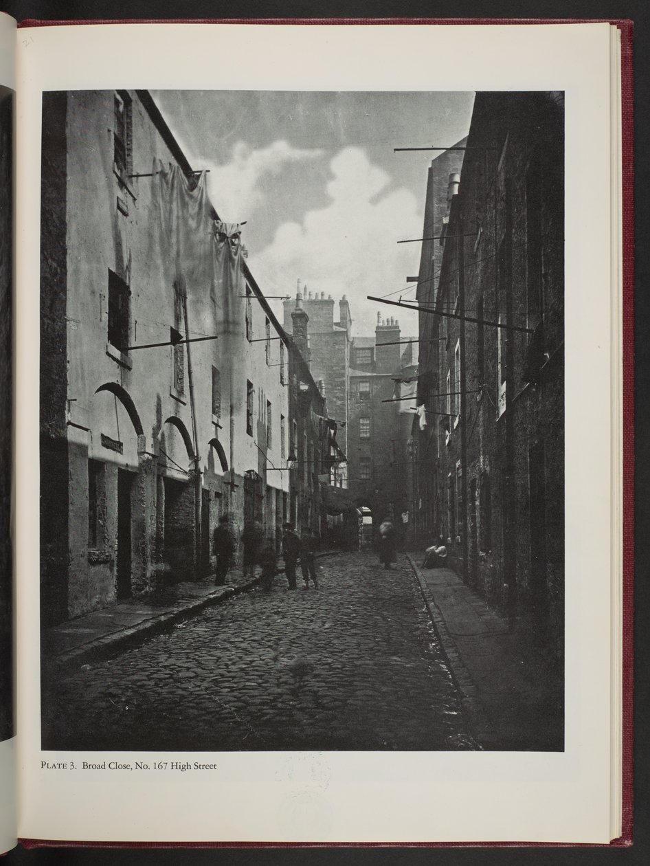 Broad Close, 167. számú High Street, a Glasgow-i régi zárások és utcák közül alkotó: Thomas Annan