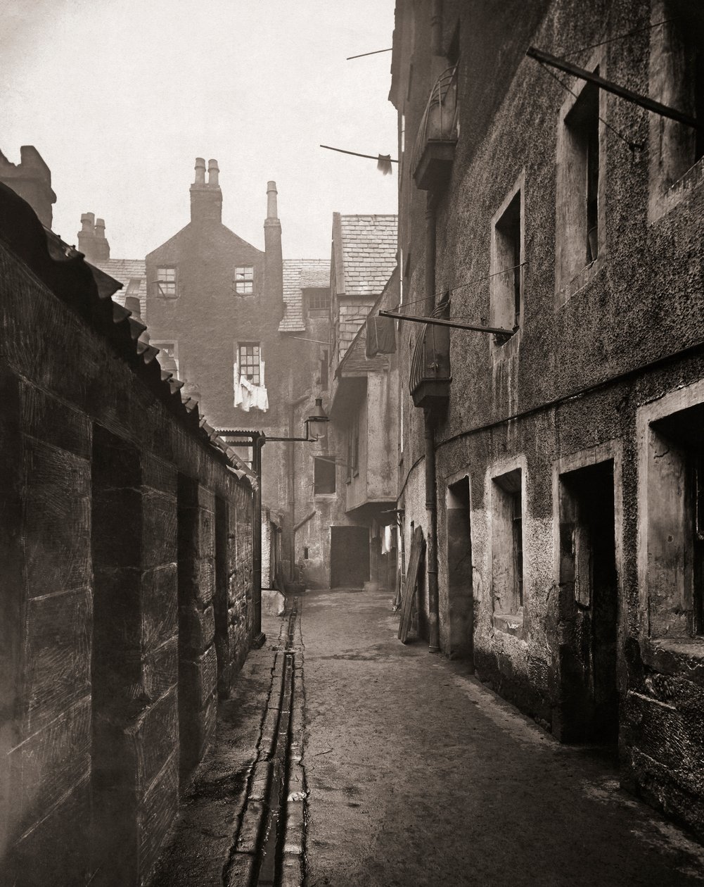 Közel, High Street, Glasgow, Skócia alkotó: Thomas Annan