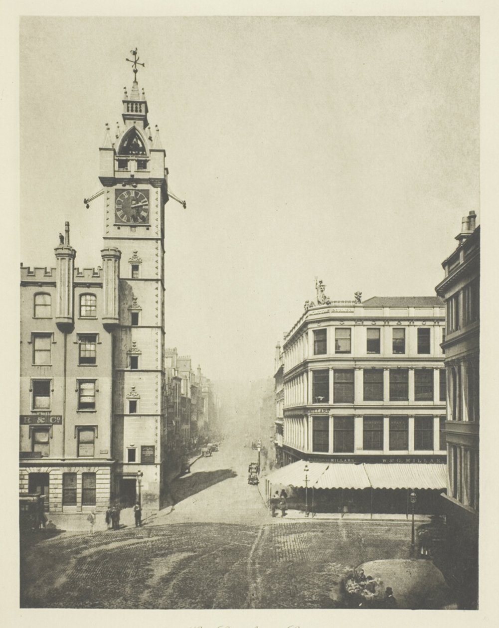High Street a Kereszt felől alkotó: Thomas Annan