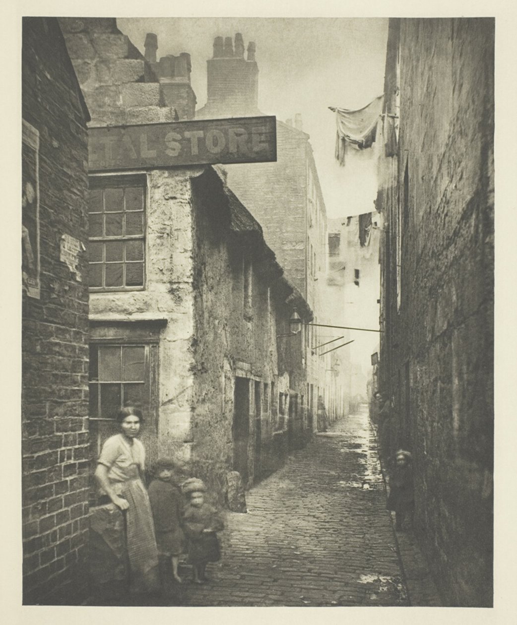 Old Vennel off High Street alkotó: Thomas Annan