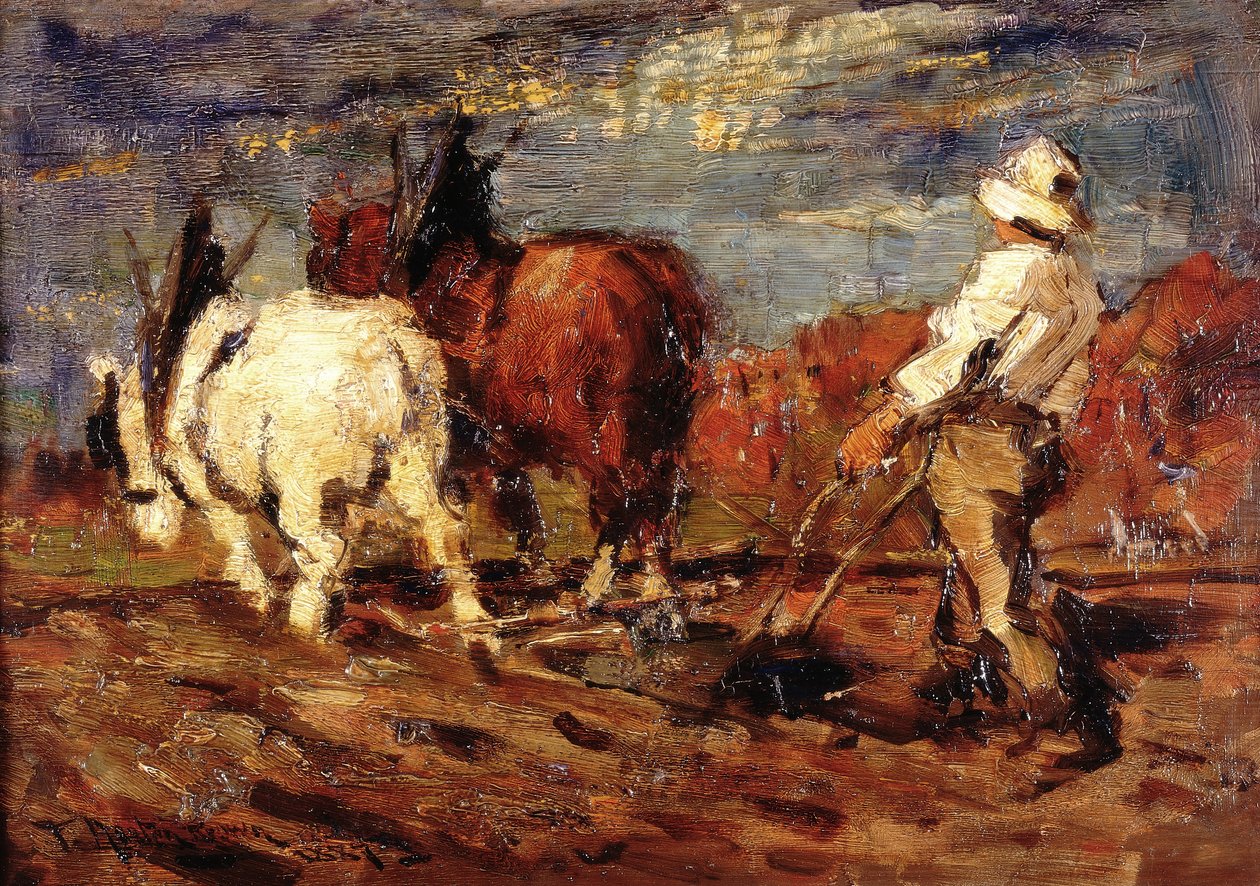 Szántás alkotó: Thomas Austen Brown
