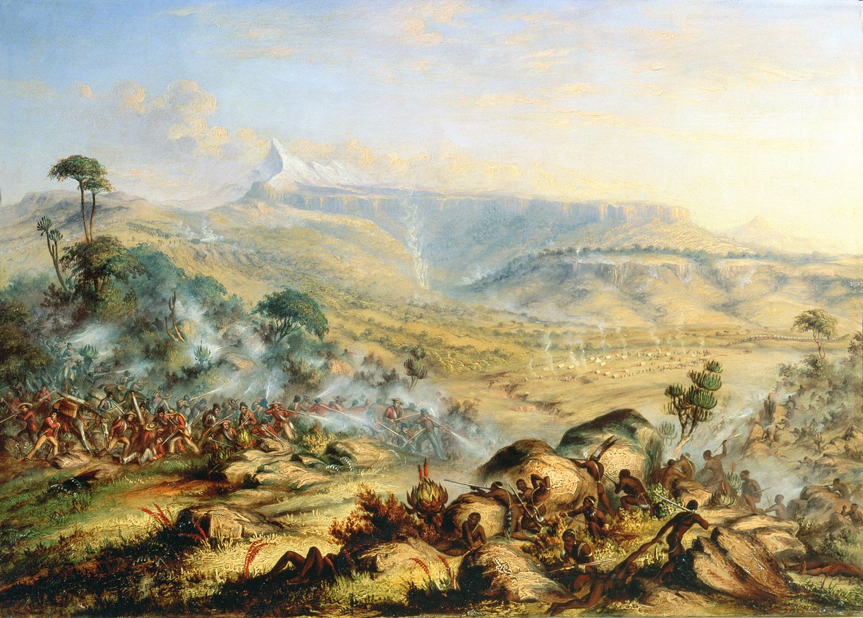 A Disznóhát, avagy az Amatola-Britannia-Kaffrária egyik nagy csúcsa alkotó: Thomas Baines
