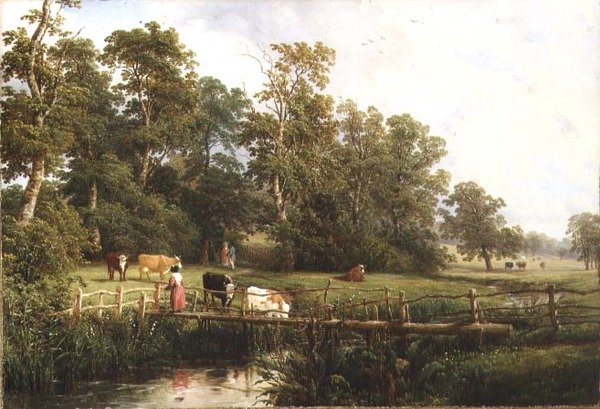 Rusztikus híd, Stoneleigh Park alkotó: Thomas Baker