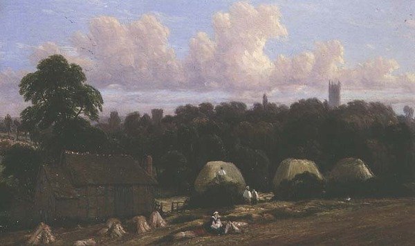 Szüreti jelenet alkotó: Thomas Baker