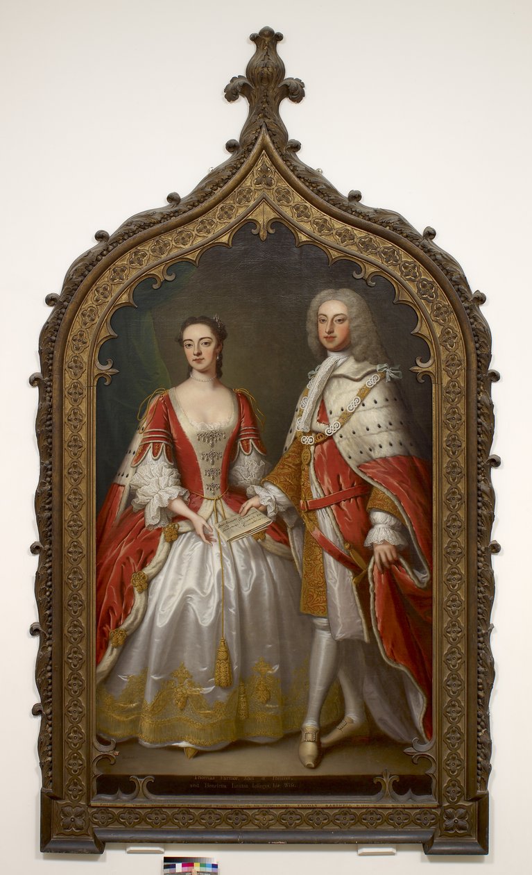 Thomas Fermor, Pomfret 1. grófja és Henrietta Louisa, Pomfret grófnője, 1750 körül alkotó: Thomas Bardwell