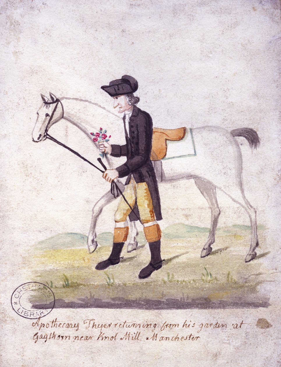 Thyer patikus (toll, tinta és WC papíron) alkotó: Thomas Barritt